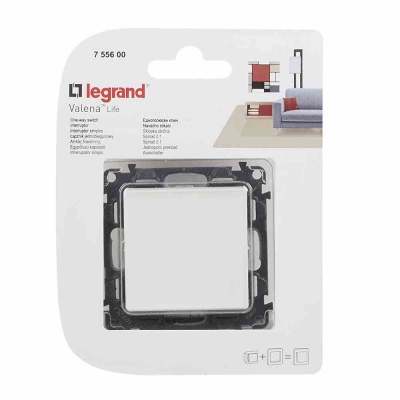 Valena Life белый в блистере Выключатель