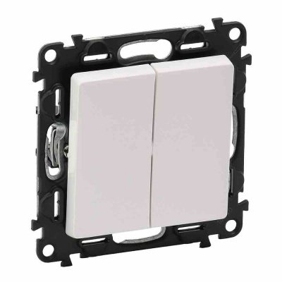 Valena Life slēdzis balts 2-taust