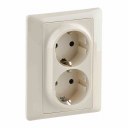 Valena Life rozete bēšs 2-viet ar zemējumu