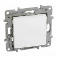 One-way switch Niloe - 1-gang - 10 AX - 250 V~ - automatic terminals - white