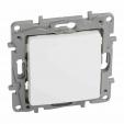 Two-way switch Niloe - 1-gang - 10 AX - 250 V~ - automatic terminals - white