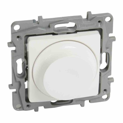 Rotary dimmer Niloe - 300 W - 2-wire - white