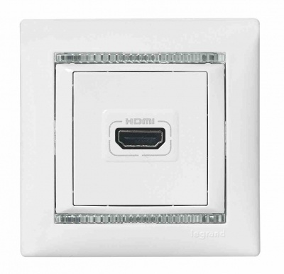 Розетка HDMI для аудио/видеоустройств - Valena - белый