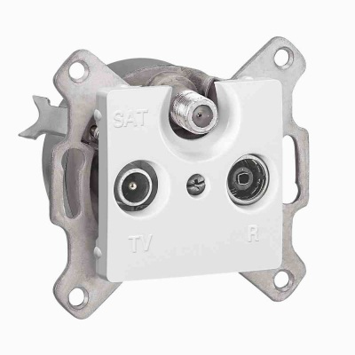 Cariva balts rozete TV+FM+SAT 773635