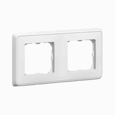 Рамка - Cariva - 2 поста - горизонтальный/вертикальный монтаж - белый