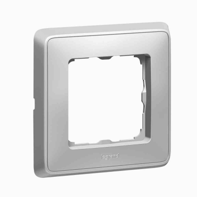 PLAQUE 1 POSTE ALLUMINIUM