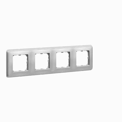 PLAQUE 4 POSTES  ALUMINIUM