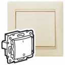 Трехполюсный переключатель - Valena - для люминесцентных ламп - 10 А - 400 В~ - слоновая кость