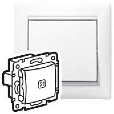 Переключатель на два направления с подсветкой - Valena - 10 AX - 250 В~ - белый