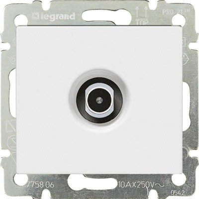 Valena balts Rozete TV 1,5dB