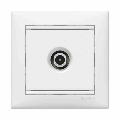 ТВ розетка - Valena - проходная - 14 дБ - 2400 МГц - белый