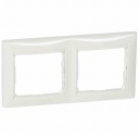 Valena rāmis 2 vietīgs, horizontāls, balts