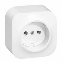 2P socket outlet Forix - surface mounting - IP 2X - 16 A - 250 V~ - white