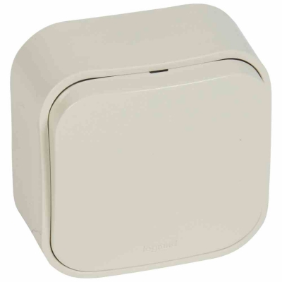 One-way switch Forix - surface mounting - IP 2X - 10 AX - 250 V~ - ivory