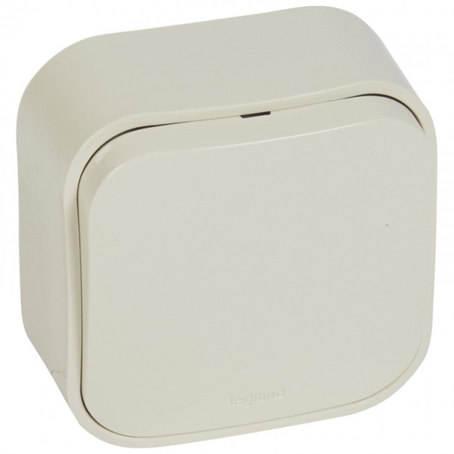 Push-button Forix - surface mounting- IP 2X - 6 A - 250 V~ - ivory