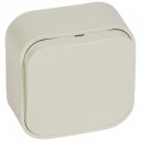 Push-button Forix - surface mounting- IP 2X - 6 A - 250 V~ - ivory