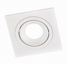 Leduro SQUARE GU10 IP20 92x92mm size of opening-80mm white