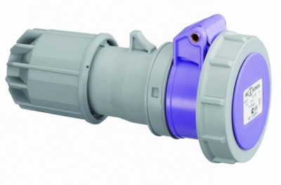 Rozete vada 2P 16A 24V Violet IP67