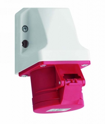 Rozete virsapmetuma 2P+E 16A IP44