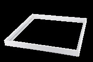 Leduro LED Panelis Aluminium frame with plastic clips. 600mm*600mm/H43mm