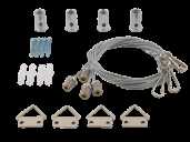 Leduro LED Panel KIT3 LED Panel cable suspension