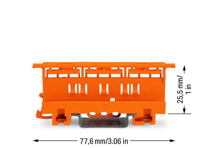 WAGO Mounting carrier 221 Series - 4mm2