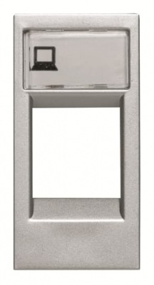 ZENIT alum Central.plate RJ45 1M