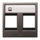 ZENIT antr Centr.plate RJ45x2 2M