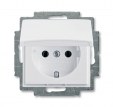 B55 balts 20 EUKB-94-507 SCHUKOВ socket outlet with hinged lid