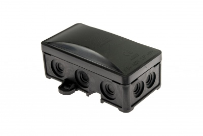 Надштукатурная коробка черная UV 90x45x40mm IP54