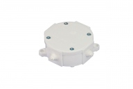 Nozarkārba virsapmetuma IP44 P-0 d72/28mm balta