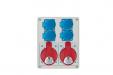 R-BOX 240 Roz.sad.  4x?uko+2x5p32A                        IP44