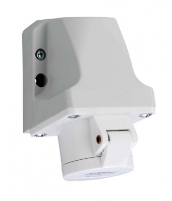 Rozete virsapmetuma 2P16A 24V violet IP44