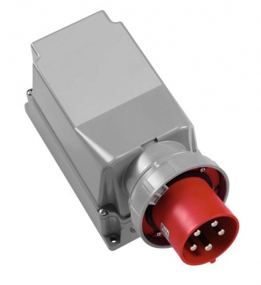 Вилка кабельная для монтажа на поверхность 4р 125а 400v, IP67, g44s35