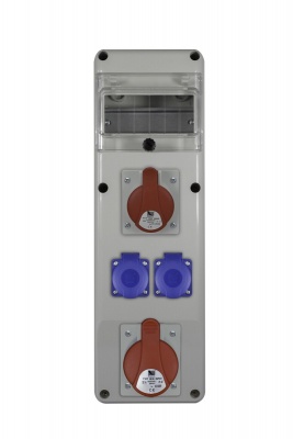 расп.устр..R-BOX SLIM 6S 1X32A/5p, 1x16A/5p, 2x230