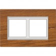 Bticino Axolute  RECTANGULAR teak Rāmis 2 vietigs - vertikāls