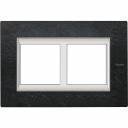 Bticino Axolute  RECTANGULAR slate Rāmis 2 vietigs - vertikāls