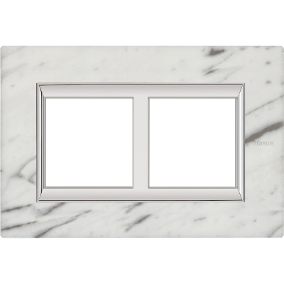Axolute RECTANGULAR Carrar marble Frame 2 vietigs - vertical