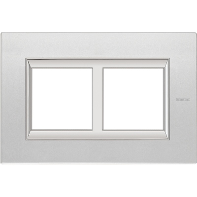 Bticino Axolute  RECTANGULAR mirror glass Rāmis 2 vietigs - vertikāls
