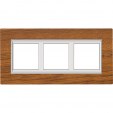 Bticino Axolute  RECTANGULAR teak Rāmis 3 vietigs - vertikāls