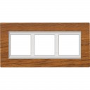 Bticino Axolute  RECTANGULAR teak Rāmis 3 vietigs - vertikāls