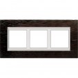 Axolute Рамка RECTANGULAR wenge 3 местная - для вертикального монтажа
