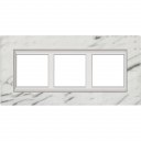 Axolute RECTANGULAR Carrar marble Frame 3 vietigs - vertical
