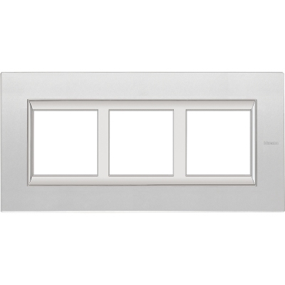 Bticino Axolute  RECTANGULAR mirror glass Rāmis 3 vietigs - vertikāls
