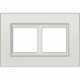 Axolute RECTANGULAR silver mat Frame 2 vietigs - vertical
