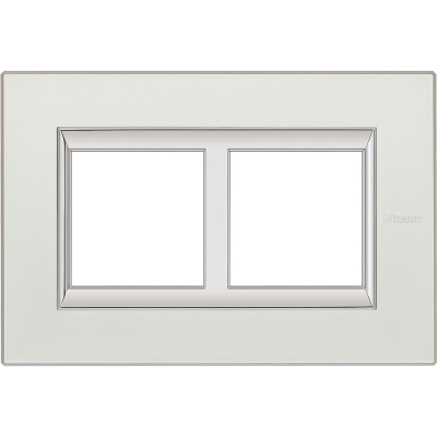 Axolute RECTANGULAR silver mat Frame 2 vietigs - vertical