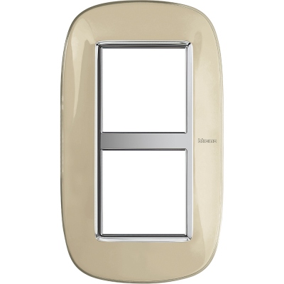 Axolute Рамка ELLIPTIC liquid ivory 2 местная - для вертикального монтажа