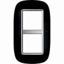 Bticino Axolute  ELLIPTIC melns Rāmis 2 vietigs - vertikāls