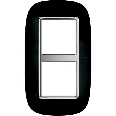 Axolute Рамка ELLIPTIC black 2 местная - для вертикального монтажа