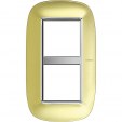 Axolute Рамка ELLIPTIC gold mat 2 местная - для вертикального монтажа